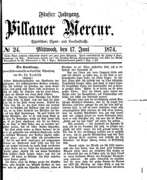 Pillauer Merkur vom 17.06.1874