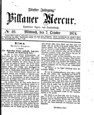 Pillauer Merkur vom 07.10.1874