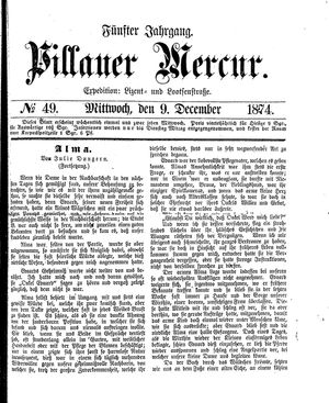 Pillauer Merkur vom 09.12.1874