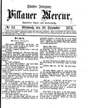 Pillauer Merkur on Dec 30, 1874