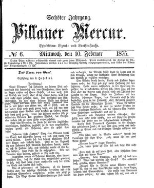Pillauer Merkur vom 10.02.1875