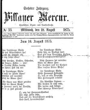 Pillauer Merkur vom 18.08.1875