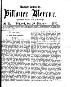 Pillauer Merkur vom 29.09.1875