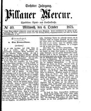 Pillauer Merkur vom 06.10.1875