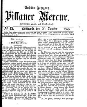 Pillauer Merkur vom 20.10.1875