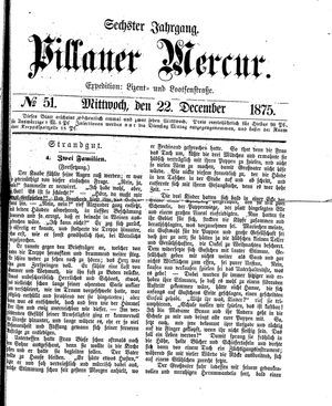 Pillauer Merkur vom 22.12.1875