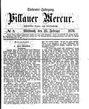 Pillauer Merkur vom 23.02.1876
