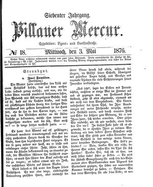 Pillauer Merkur vom 03.05.1876