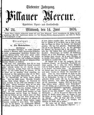 Pillauer Merkur vom 14.06.1876