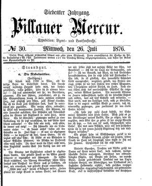 Pillauer Merkur vom 26.07.1876