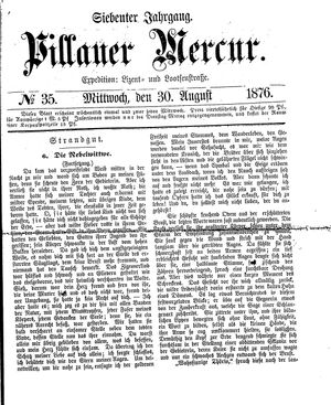 Pillauer Merkur vom 30.08.1876