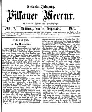 Pillauer Merkur vom 13.09.1876