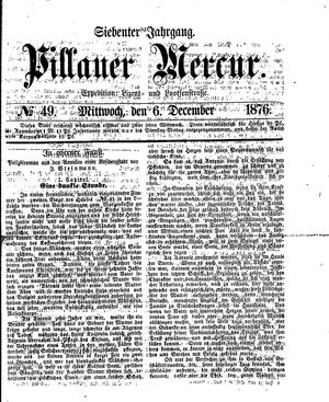Pillauer Merkur vom 06.12.1876
