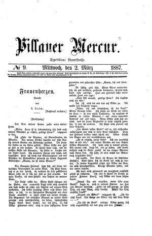 Pillauer Merkur vom 02.03.1887