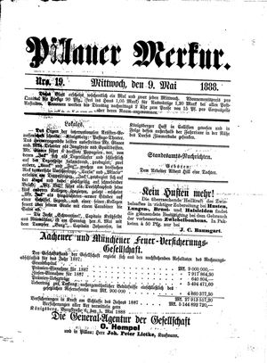 Pillauer Merkur vom 09.05.1888