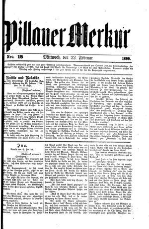 Pillauer Merkur vom 22.02.1899
