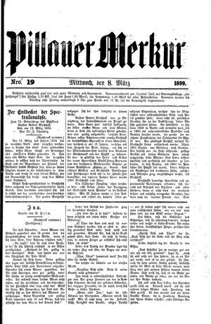 Pillauer Merkur vom 08.03.1899