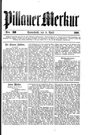 Pillauer Merkur vom 08.04.1899