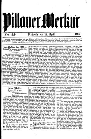 Pillauer Merkur vom 12.04.1899