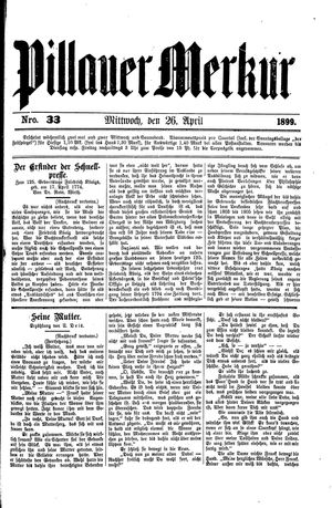 Pillauer Merkur vom 26.04.1899