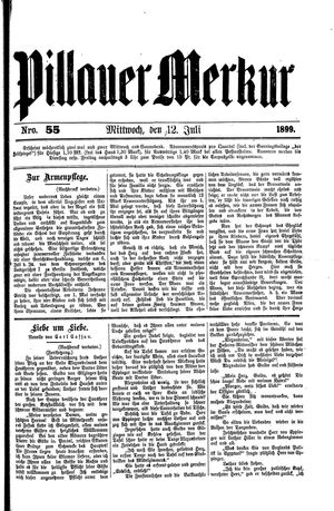 Pillauer Merkur vom 12.07.1899