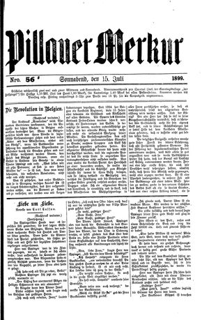 Pillauer Merkur vom 15.07.1899