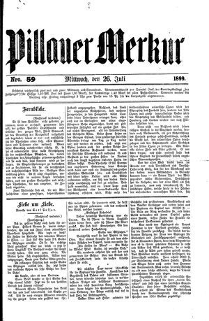 Pillauer Merkur vom 26.07.1899