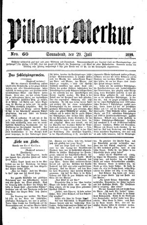 Pillauer Merkur vom 29.07.1899