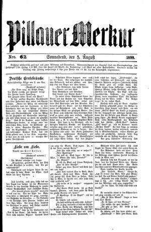 Pillauer Merkur vom 05.08.1899