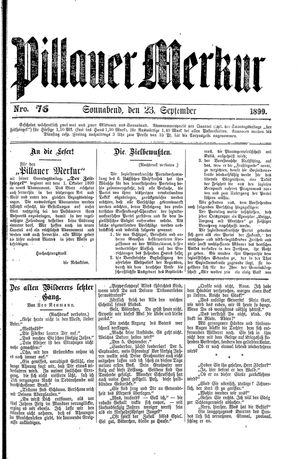 Pillauer Merkur vom 23.09.1899