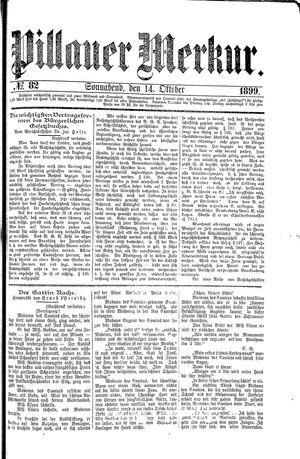 Pillauer Merkur vom 14.10.1899