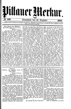 Pillauer Merkur vom 16.12.1899