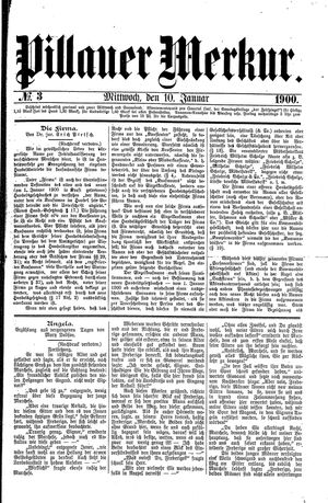 Pillauer Merkur on Jan 10, 1900