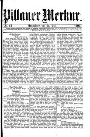 Pillauer Merkur vom 26.05.1900