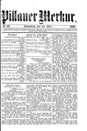 Pillauer Merkur vom 25.05.1901