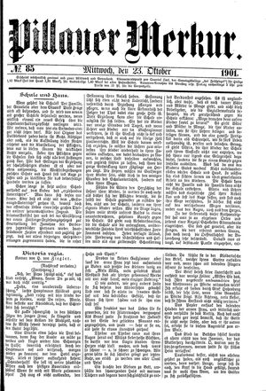 Pillauer Merkur vom 23.10.1901