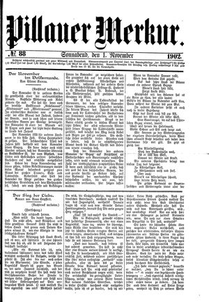 Pillauer Merkur on Nov 1, 1902