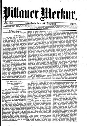Pillauer Merkur vom 20.12.1902