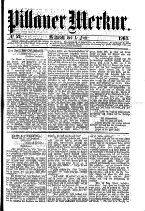 Pillauer Merkur vom 01.07.1903