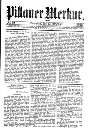 Pillauer Merkur on Dec 12, 1903