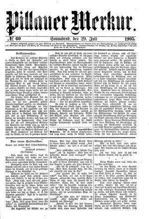 Pillauer Merkur on Jul 29, 1905