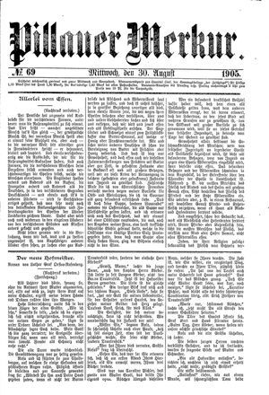 Pillauer Merkur vom 30.08.1905