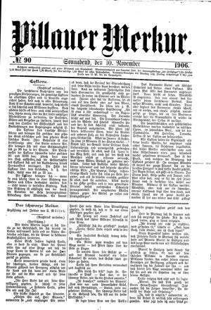 Pillauer Merkur on Nov 10, 1906
