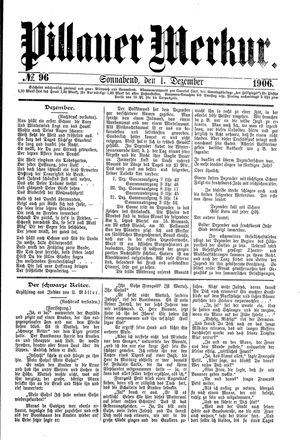 Pillauer Merkur on Dec 1, 1906