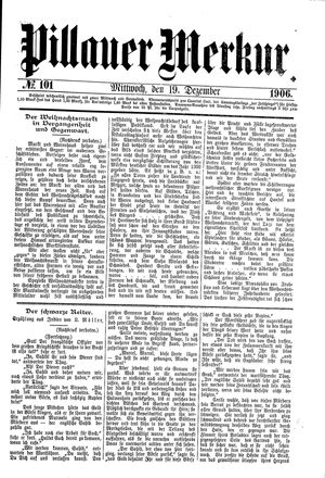 Pillauer Merkur vom 19.12.1906
