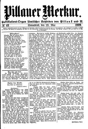 Pillauer Merkur vom 29.05.1909