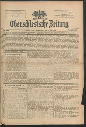 Oberschlesische Zeitung vom 11.07.1908
