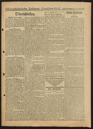 Oberschlesische Zeitung on Nov 28, 1922