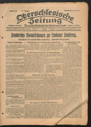 Oberschlesische Zeitung on Jul 8, 1924