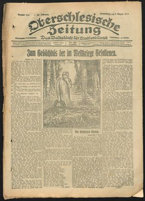 Oberschlesische Zeitung vom 02.08.1924